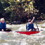 canoe in compton's rapid