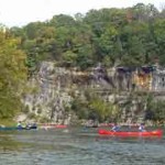 Compton's cliff and canoes