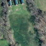 Google earth view of cabins