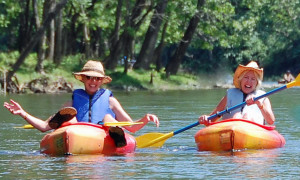 kayaying friends on Shenandoah river