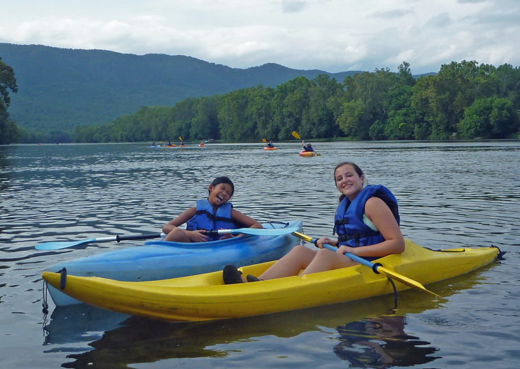 kayaking friends Canoe, Kayak, Tubing, Camp the Shenandoah River in