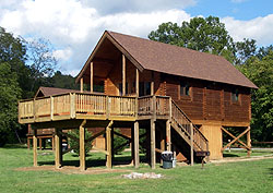 Drifter log cabin