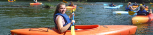 kayaking on the Shenandoah River