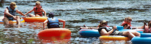 Tubing the Shenandoah with Family