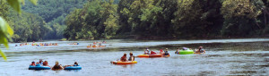 tubing the Shenandoah near Luray