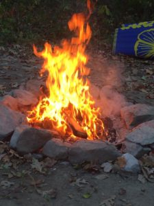 campfire at Camp OutBack
