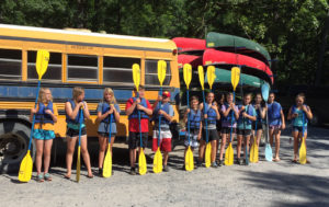 kayak ready fro the Shenandoah