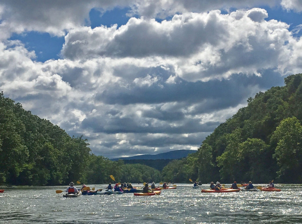 kayaks & clouds Canoe, Kayak, Tubing, Camp the Shenandoah River in