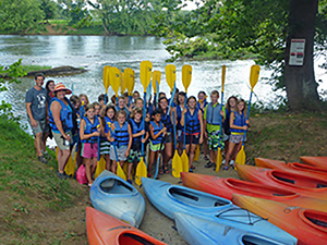 Kayak group at SRO