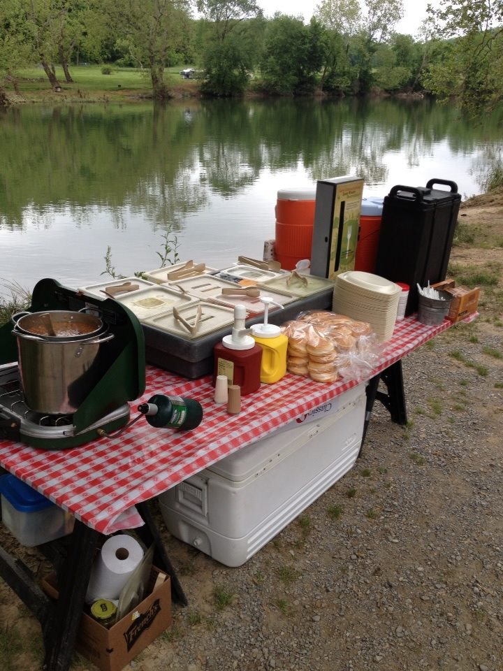 Lunch ready by River