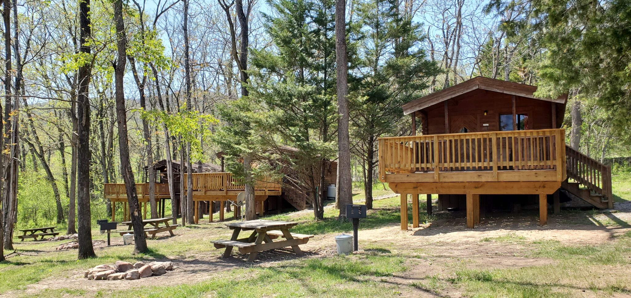 Wood Duck, Blue Heron, & Osprey Cabins Canoe, Kayak, Tubing, Camp the